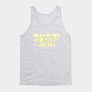 Philadelphia Kansas City Oakland Baseball Tank Top